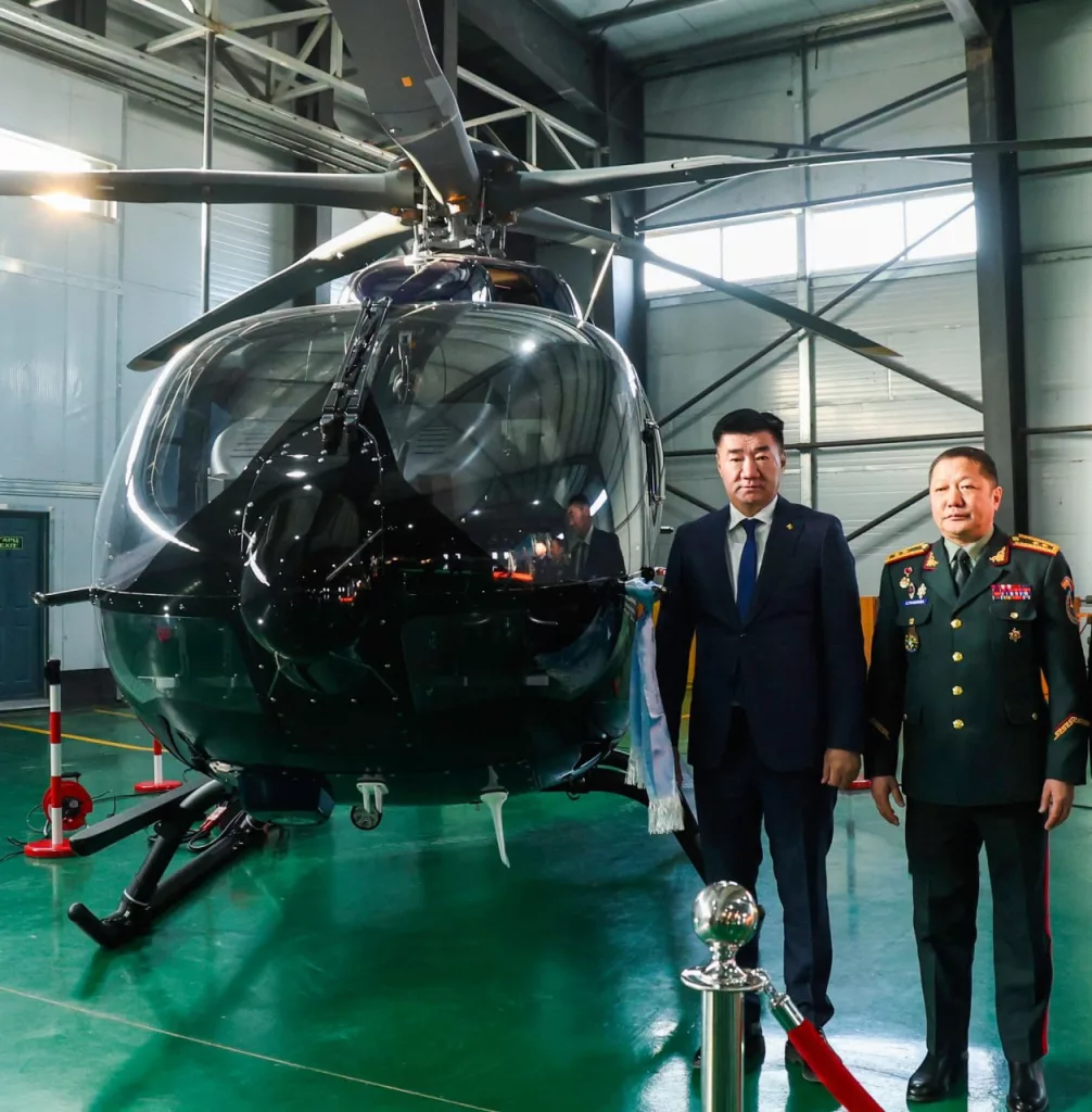 Сообщают, что ВВС Монголии получили вертолёт Airbus Helicopters H145D3 (бортовой номер МТ-1003). Фото (с) министерство обороны Монголии