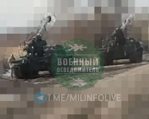 Еще несколько фото северокорейских 170-мм САУ M1989 Koksan в рядах ВС РФ на одном из направлений