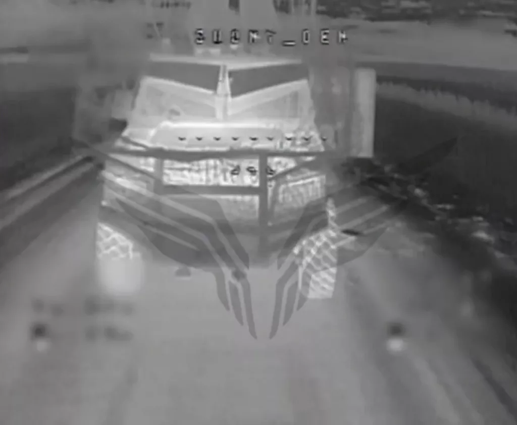 Истребление украинской техники и пехоты на трассе из Юнаковки в Суджу, используемой ВСУ в качестве основной дороги снабжение своей группировки в Курской области