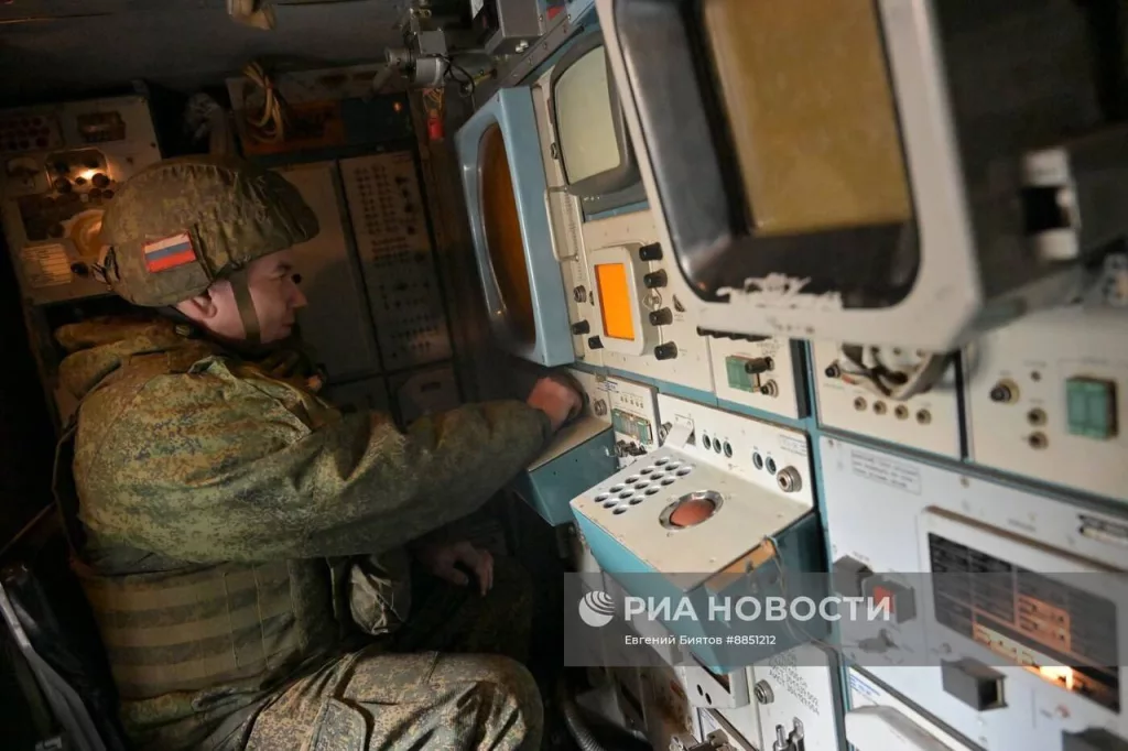 Боевая работа расчёта ЗРК 9К331 «Тор-М1» Центрального военного округа ВС РФ на Покровском (Красноармейском) направлении