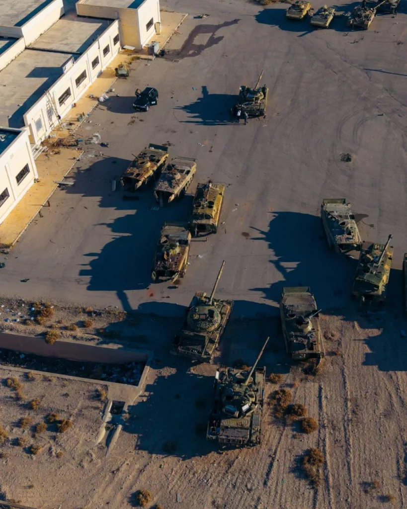 Крупнейшая в САР авиабаза «Тифор»... вернее то, что осталось