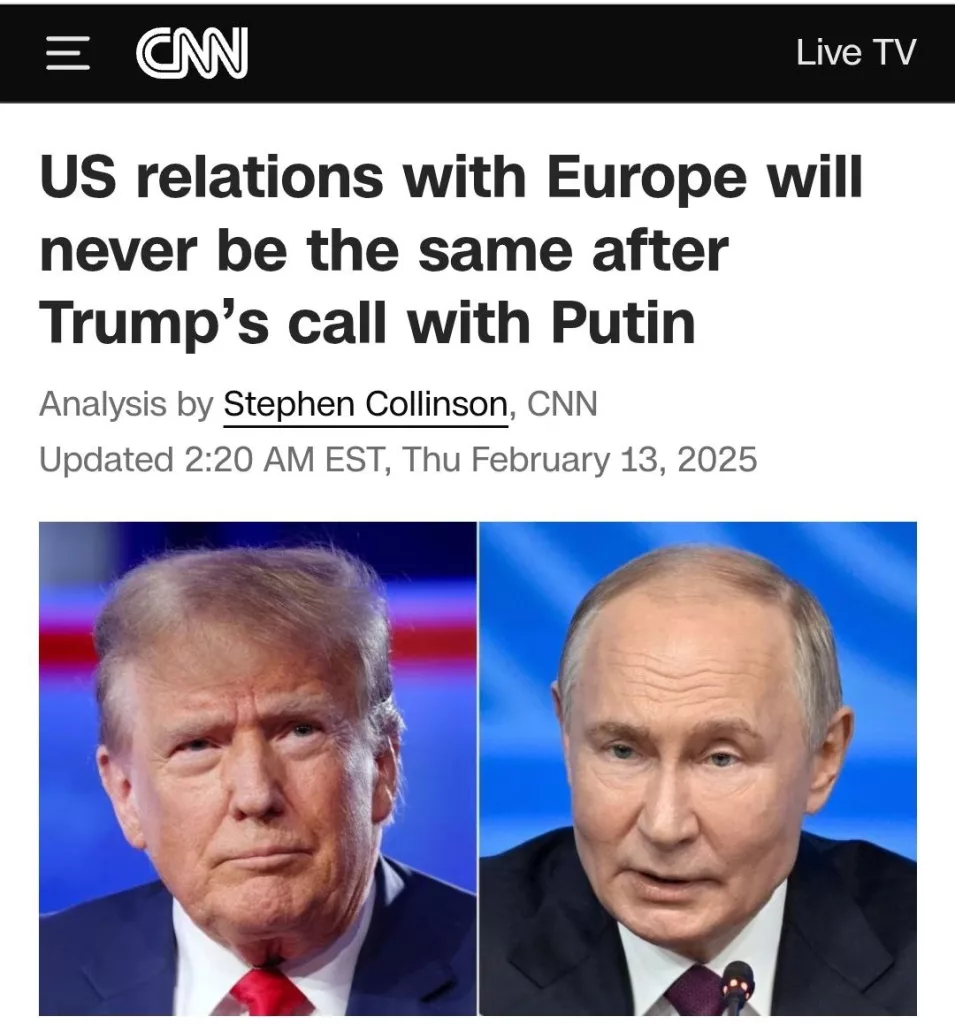 «Теперь это мир Путина и Трампа», — телефонный разговор лидеров России и Украины стал главной новостью дня в мире