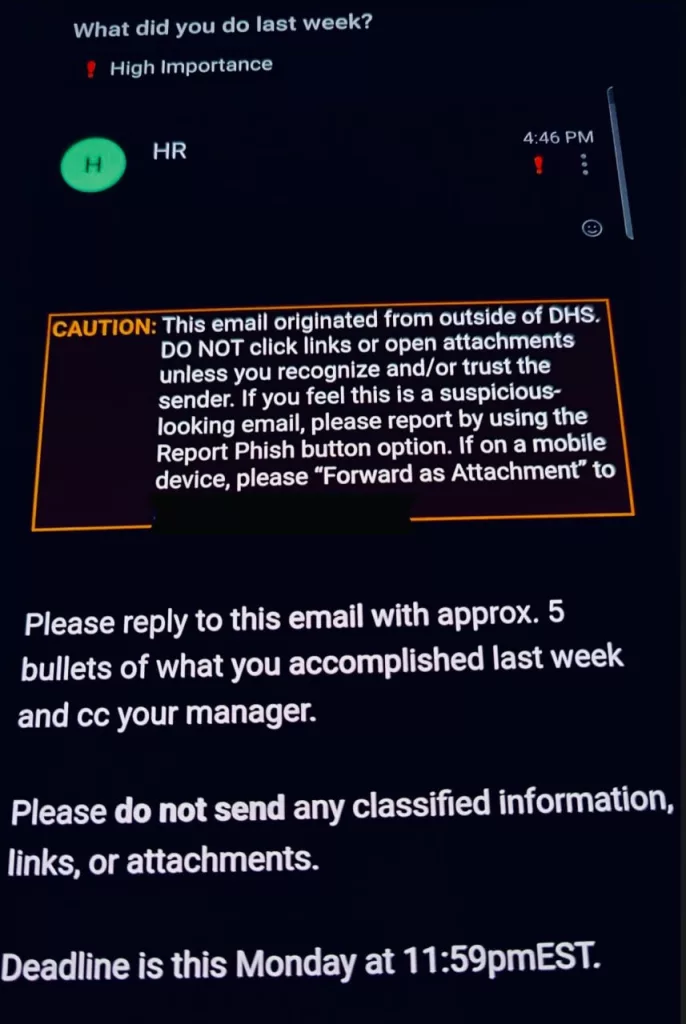 DOGE Илона Маска разослал сотням тысяч федеральным служащих США письмо с просьбой