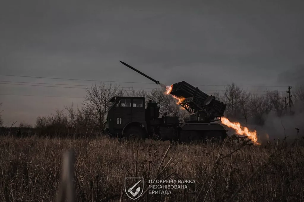 Румынские 122-мм РСЗО APR-40 на вооружении 117-й ОТМБр ВСУ