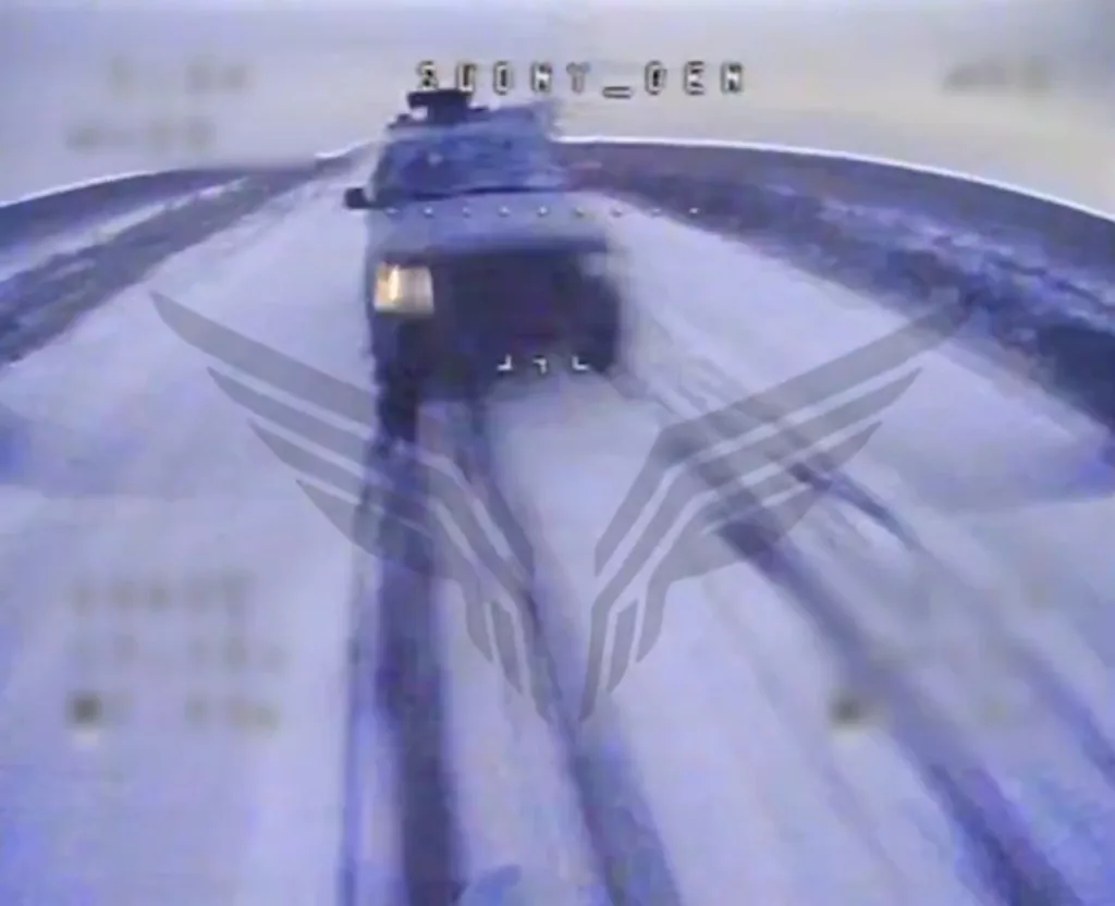 Истребление украинской техники и пехоты на трассе из Юнаковки в Суджу, используемой ВСУ в качестве основной дороги снабжение своей группировки в Курской области