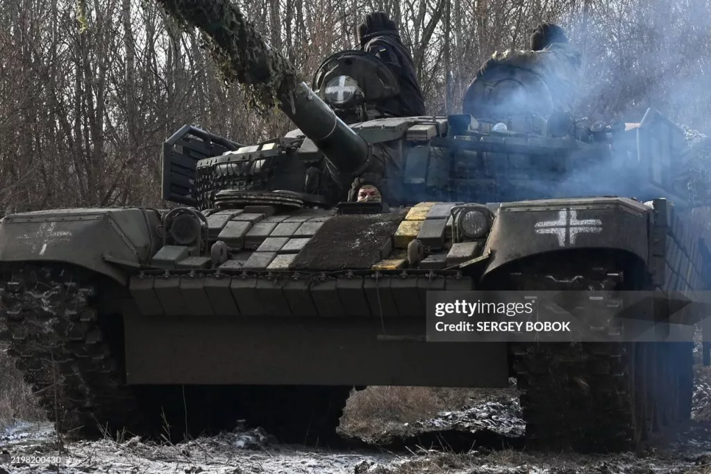 Нечасто встречающий Т-72Б 3-й отдельной танковой бригады ВСУ в Харьковской области