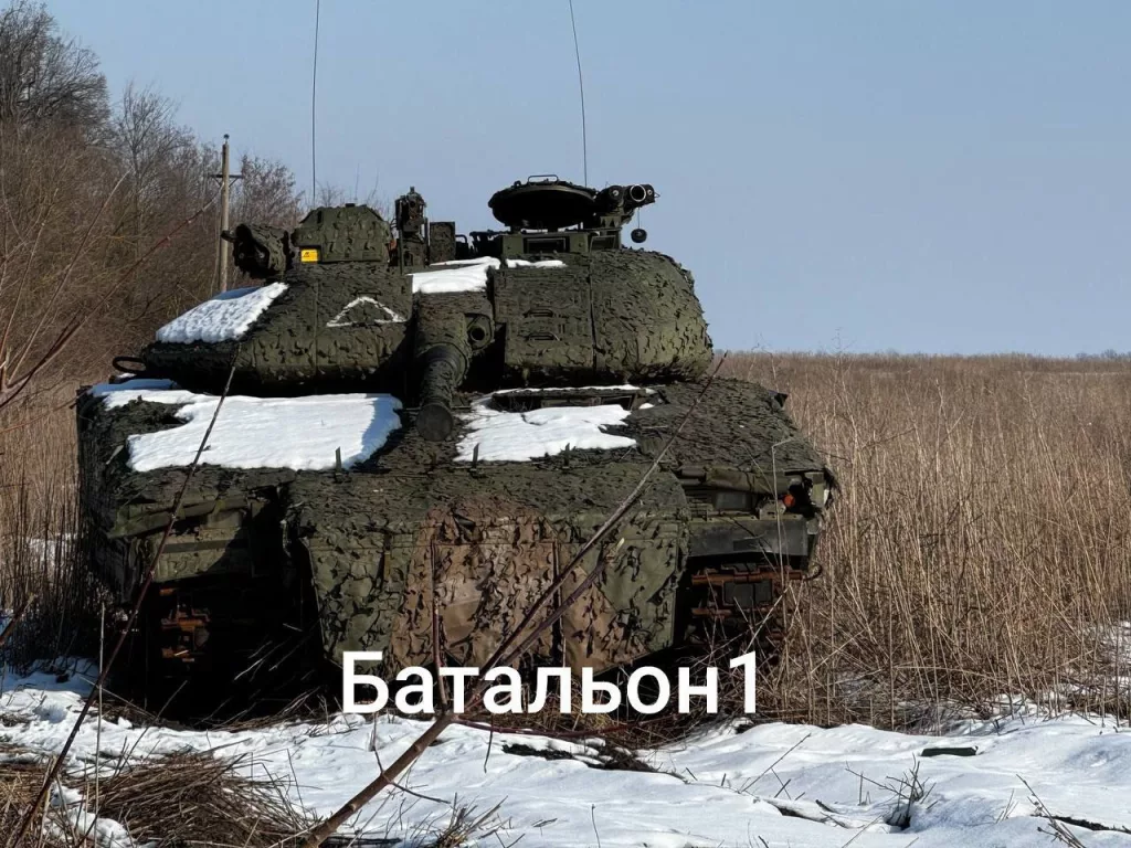 Трофейная шведская БМП CV90 досталась российским военным в курском приграничье