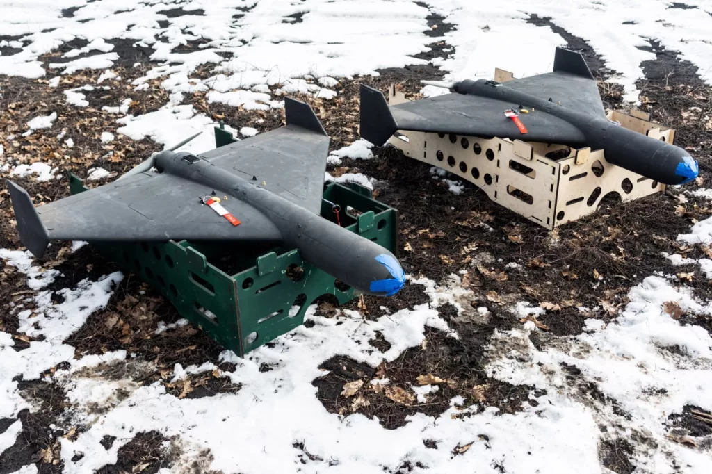 Появились кадры применение нового украинского ударного дрона UAS SETH