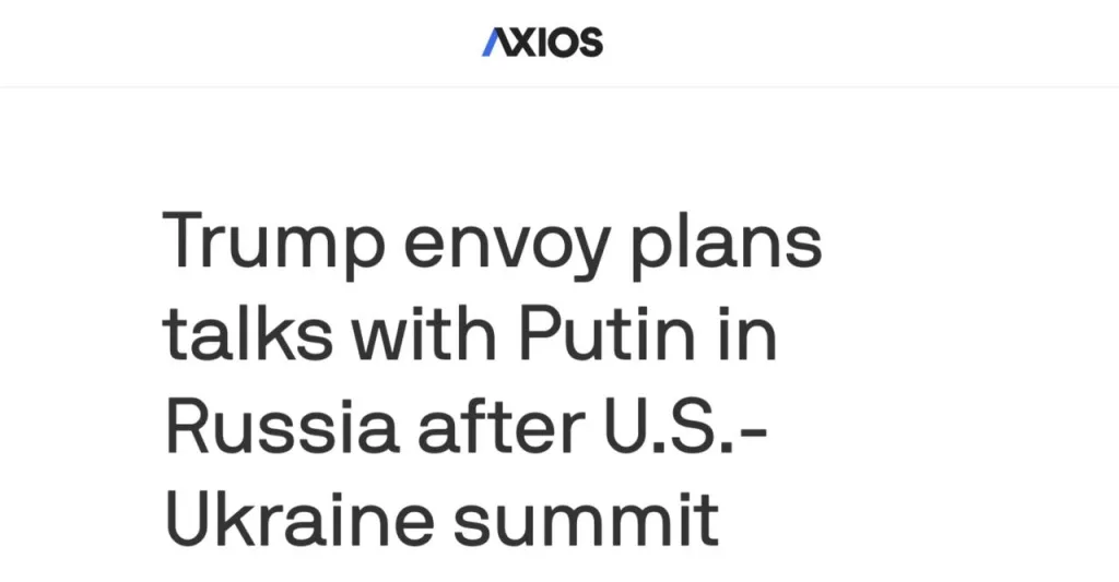 Спецпосланник Трампа Стив Уиткофф планирует провести встречу с Владимиром Путиным в Москве 13 марта, — Axios