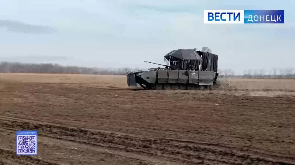 Фронтовой тюнинг БМП-2М с боевым модулем Б05Я01 «Бережок»