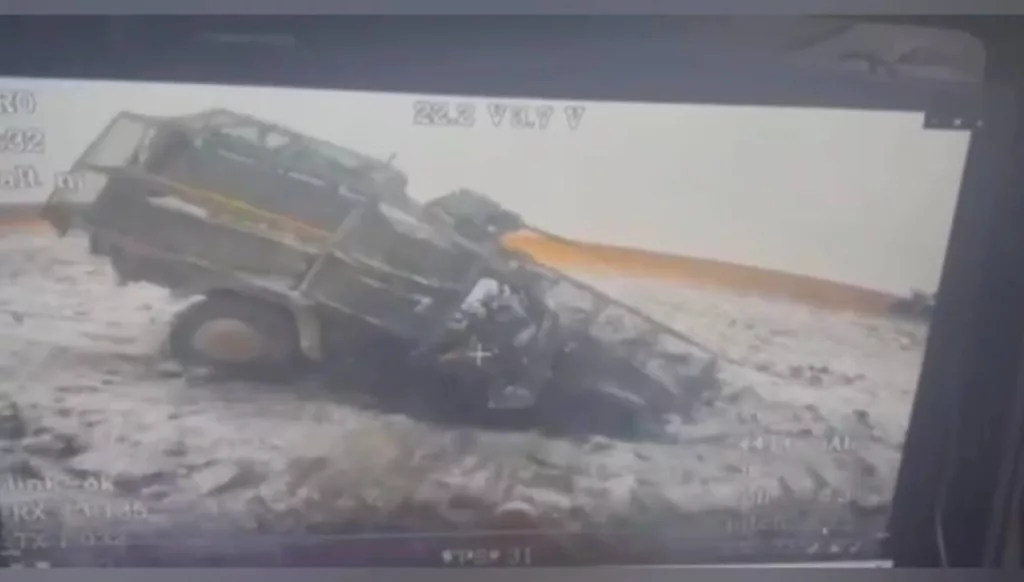 Уничтоженный в Курской области довольно редкий бронеавтомобиль Oncilla ВСУ