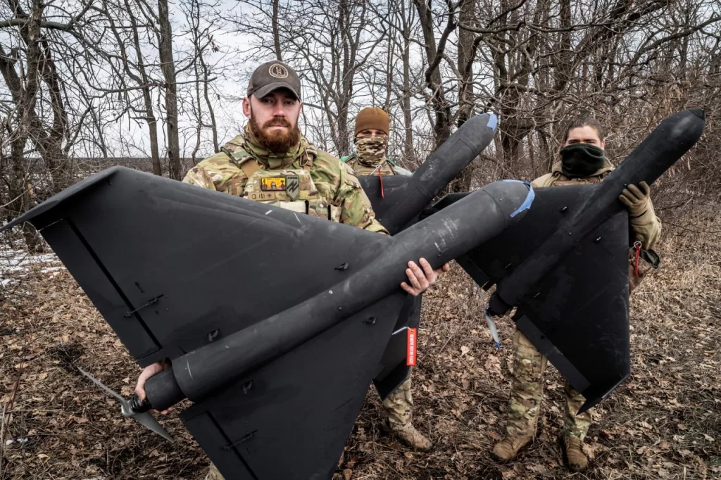 Появились кадры применение нового украинского ударного дрона UAS SETH