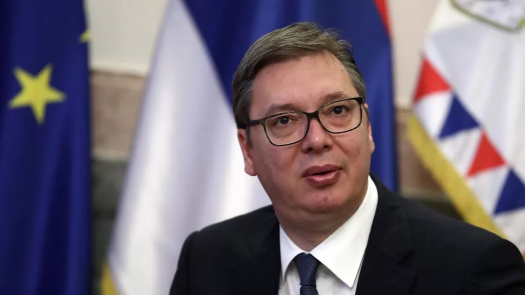 Сербия. Протесты Президент Сербии Вучич выступил с обращением (сообщил, что не уйдет в отставку)