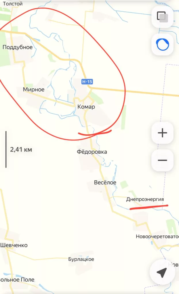Поступают данные объективного контроля нашего продвижения на рубеже Щербаки-Малые Щербаки