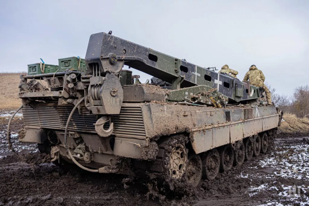 Редкая БРЭМ Bergepanzer 3 Büffel на вооружении 21-й отдельной механизированной бригады ВСУ
