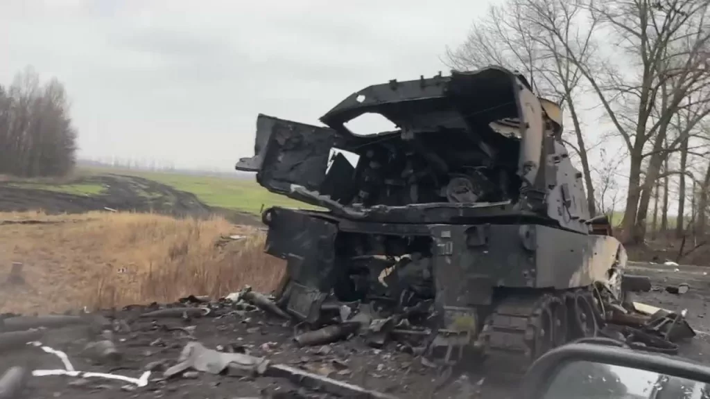 Уничтоженная в Курской области американская 155-мм САУ M109A6 Paladin, принадлежавшая 47-й ОМБр ВСУ