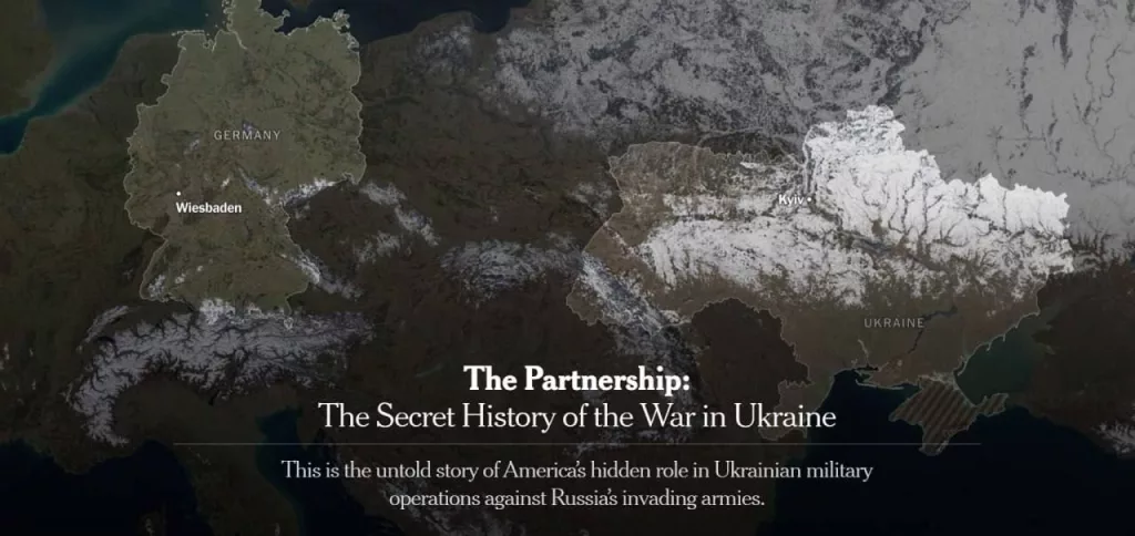 Интересная статья The New York Times про участие США при администрации Байдена в войне на Украину