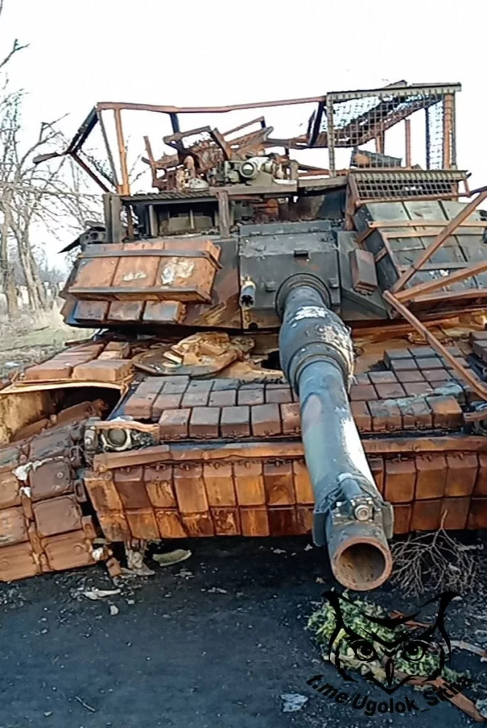 Когда то это был американский танк M1A1SA Abrams