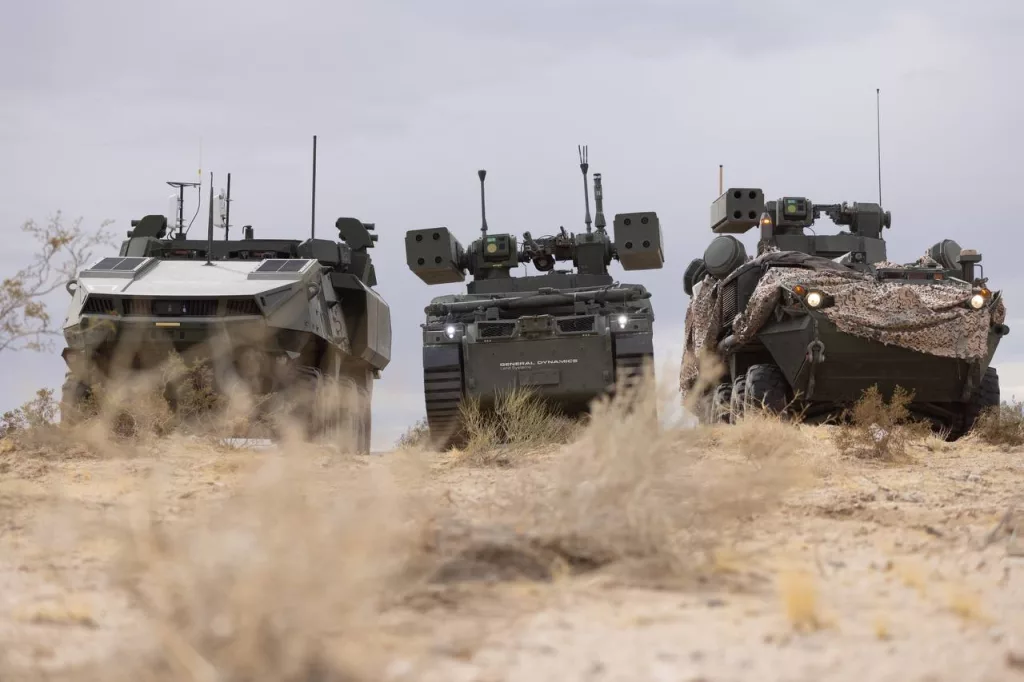 Кадры с очередных испытаний различных автономных систем в рамках Project Convergence в Калифорнии