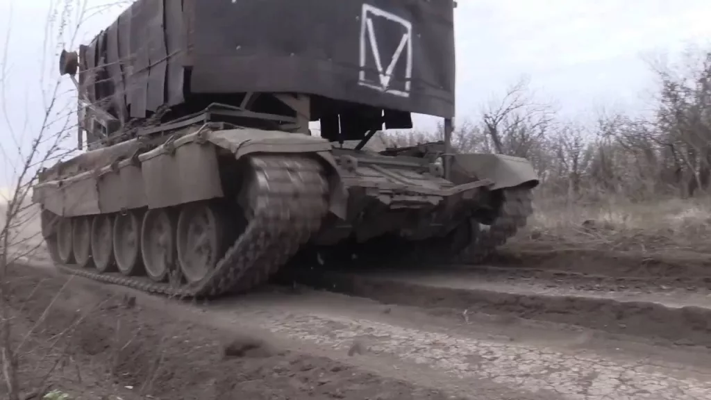Боевая работа расчёта тяжёлой огнемётной системы ТОС-1А «Солнцепек» на Южно-Донецком направлении