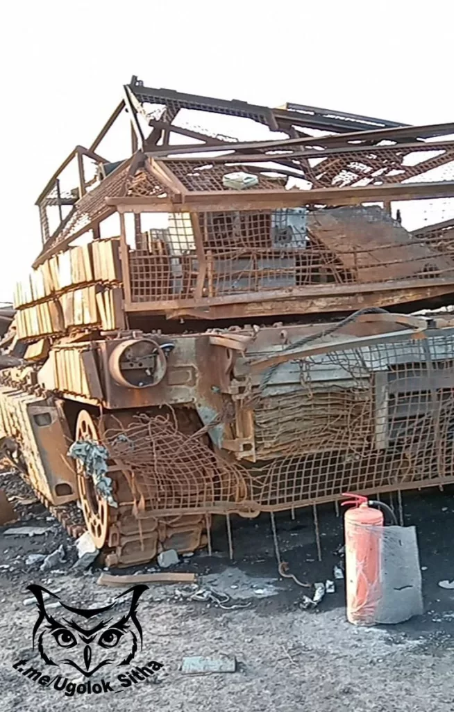 Когда то это был американский танк M1A1SA Abrams