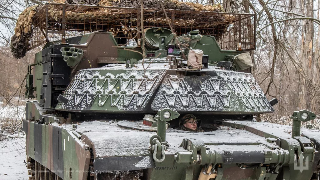 Американская машина разминирования M1150 ABV из состава 48-й инженерной бригады ВСУ