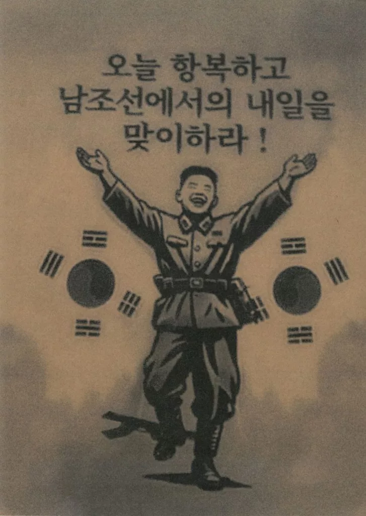 В СМИ Южной Кореи были опубликованы образцы украинских листовок, которые (по мнению создателей) должны склонить военных КНДР к добровольной сдаче в плен в Курской области