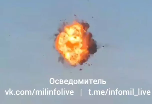 Перехват одного из украинских-дронов камикадзе в Подмосковье сегодня утром