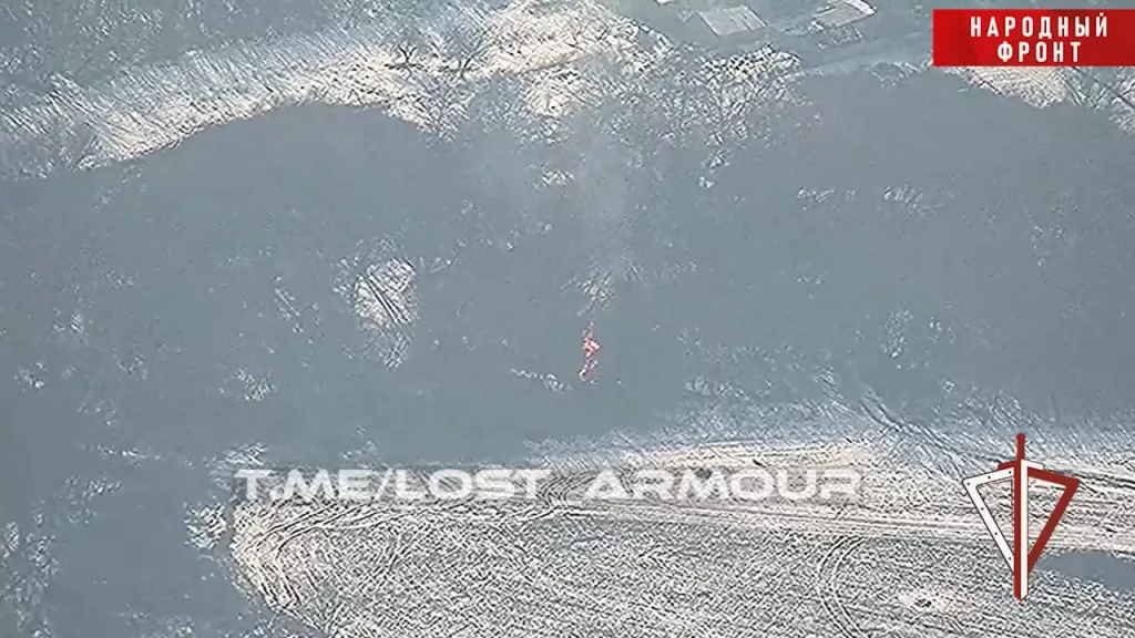 Уничтожение замаскированной американской 155-мм САУ M109A6 Paladin украинской армии возле хутора 2-й Княжий в Курской области