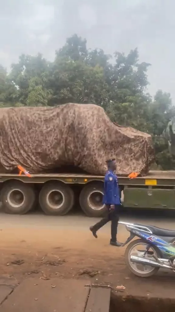 Бронетехника российского "Африканского корпуса" где-то в Мали