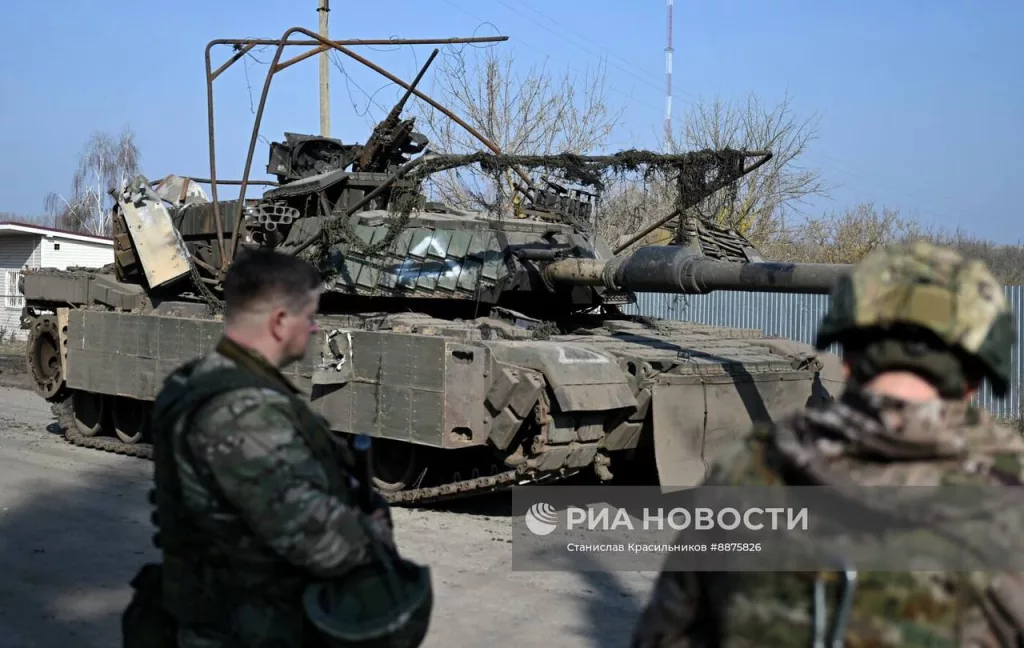 Фотосессия того самого трофейного M1A1SA Abrams