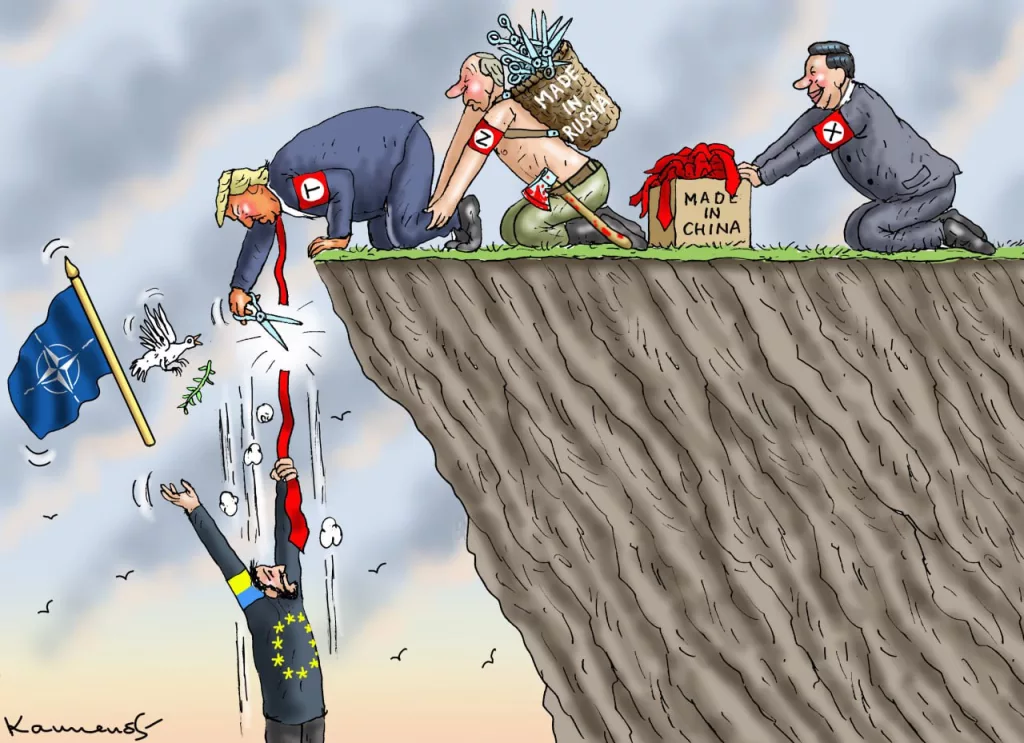 Истерика либерального карикатуриста