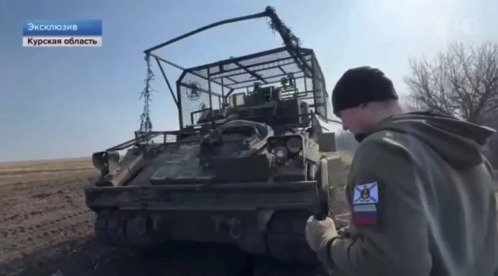 Репортаж из района освобождённой вчера Зазулевки, расположенной рядом с селом Кубаткин Курской области