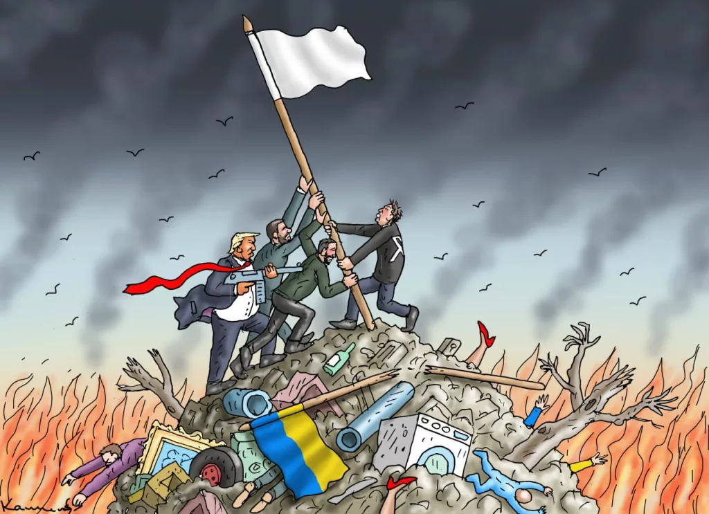 Истерика либерального карикатуриста