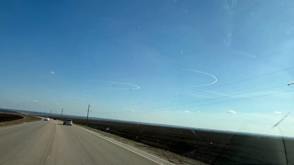 Работа авиации в Курской области