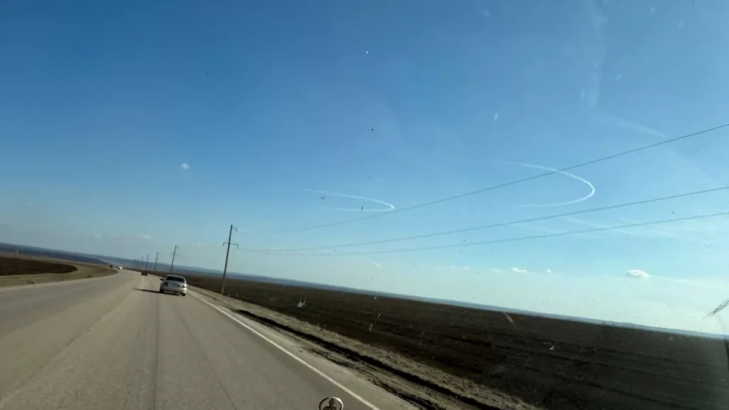 Работа авиации в Курской области