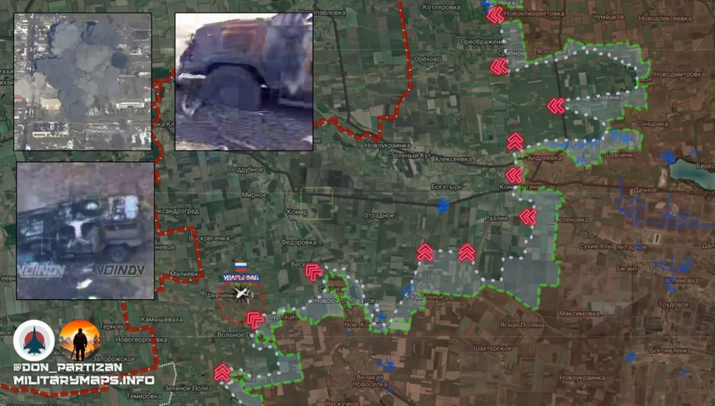 Южно-Донецкое направление: развитие наступления и расширение зоны контроля ВС РФ