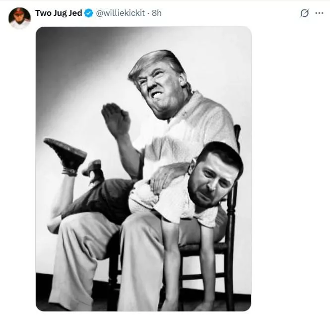 Ссора в Белом доме стала одним из самых обсуждаемых событий: всю ночь пользователи высмеивали провал Зеленского и постили мемы