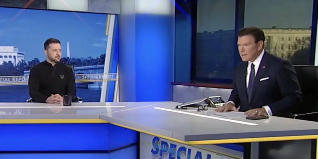 Зеленский выступил на телеканале Fox News, где отказался признавать себя неправым, извиняться перед Трампом и уходить в отставку