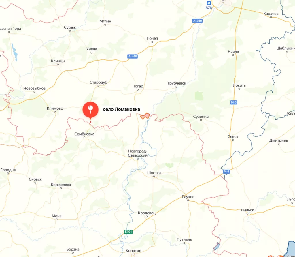 Брянская область, Губернатор: Украинские террористы совершили минометный обстрел села Ломаковка в Стародубском муниципальном округе