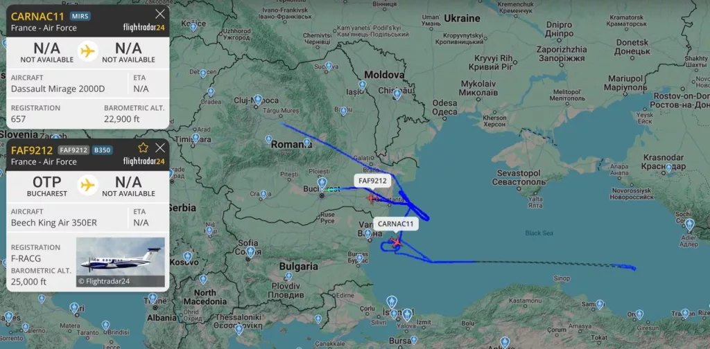 В Черном море с утра пораньше обосновались французы