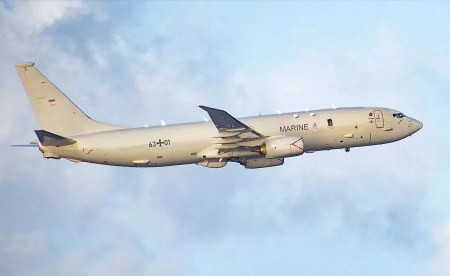 Корпорация Boeing рапортует, что первый противолодочный P-8A "Посейдон" (б.н 63+01) для ВМС Германии успешно провел свой первый испытательный полет,  Рентон (штат Вашингтон), США