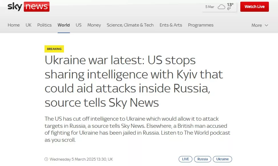 Возможность ударов ВСУ вглубь России под угрозой