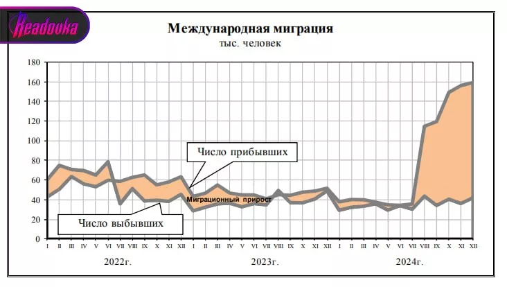 В 2024 году в России осело 568,5 тыс иностранцев — это может быть самый большой миграционный прирост за 29 лет