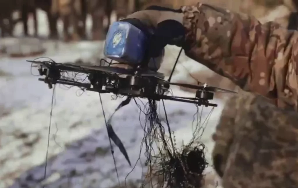 Пистолет-сеткомёт против FPV