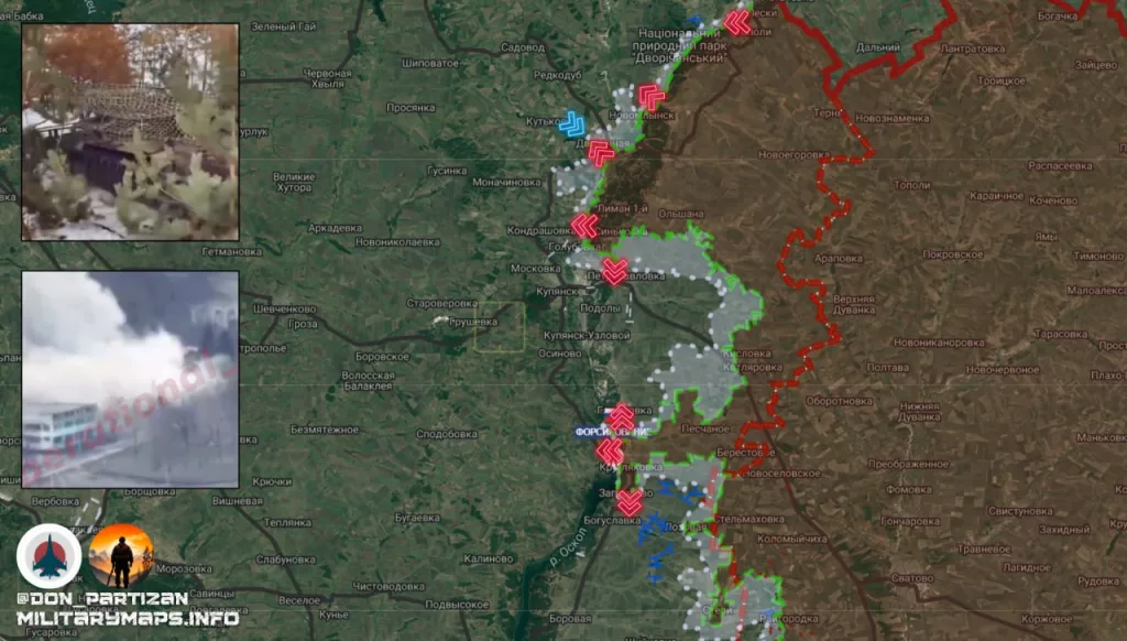 Купянское направление: форсирование реки Оскол и расширение плацдарма ВС РФ