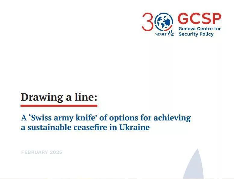 В Женеве представили план прекращения огня на Украине