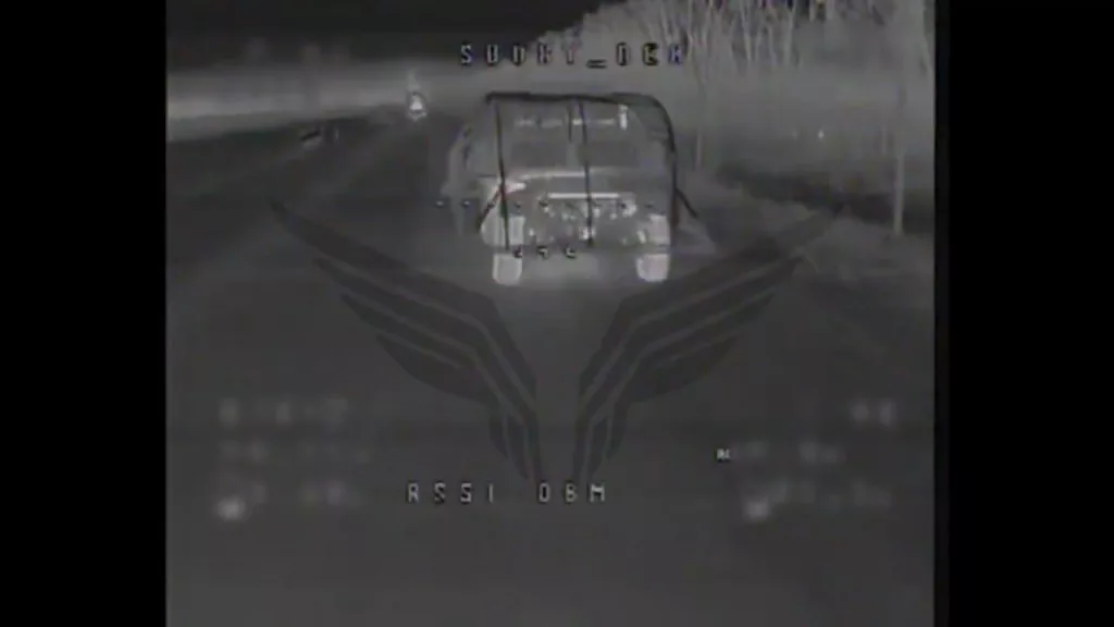 Очередная работа "Рубикона" по технике и дронам противника в Курской области