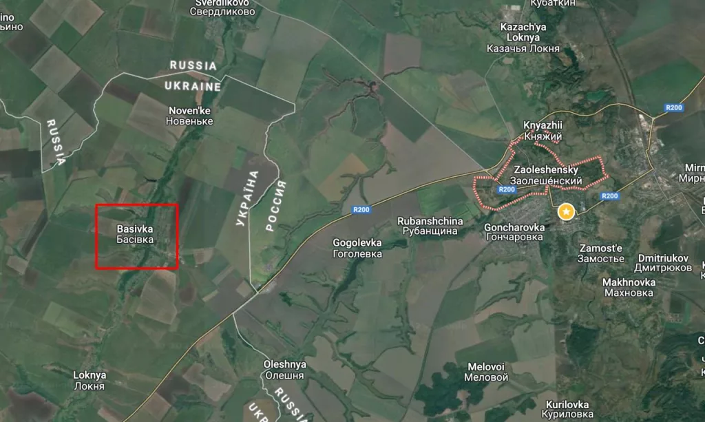 Часть околовоенных украинских каналов сообщает, что ВС РФ внезапно начали полноценный штурм Басовки, села на территории Сумской области
