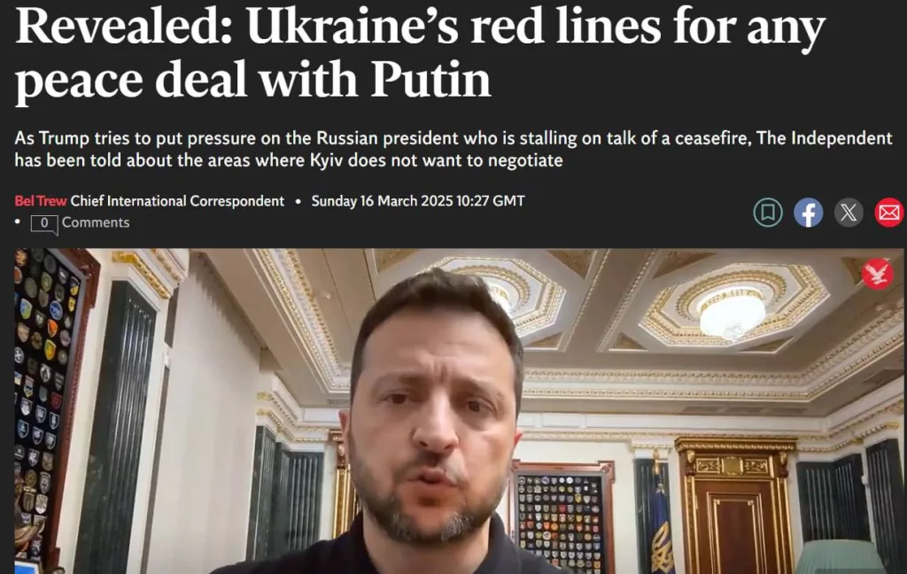 Киев выставил «красные линии» Москве: на что готова пойти Украина ради мира?